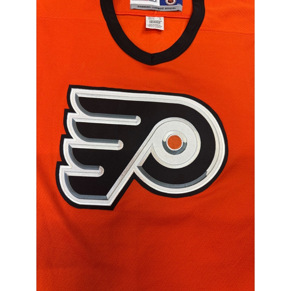Philadelphia Flyers Peter Forsberg 21 Hockey Jersey Mens CCM NHL Orange XL - Picture 5 of 9